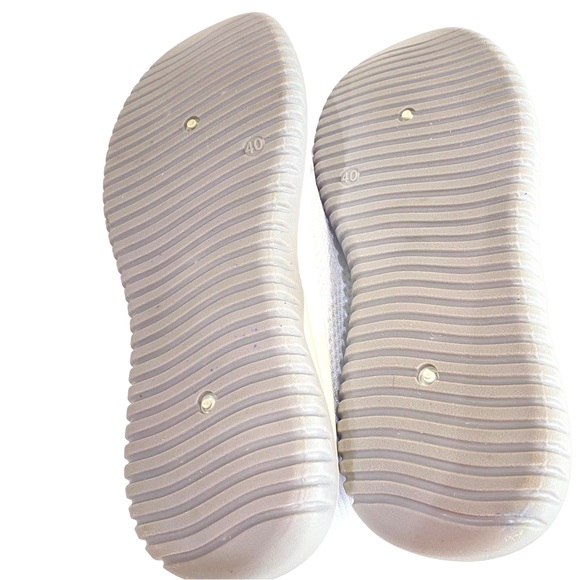 TWEAK BRAND ULTRA LIGHT WEIGHT RUNNING SPORTS WHITE SLIP-ON SNEAKERS SIZE EU 40 - Picture 10 of 14